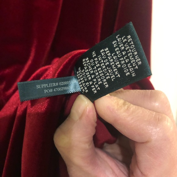 COPY - NWOT Gorgeous red velvet Ralph Lauren shir… - Picture 8 of 11